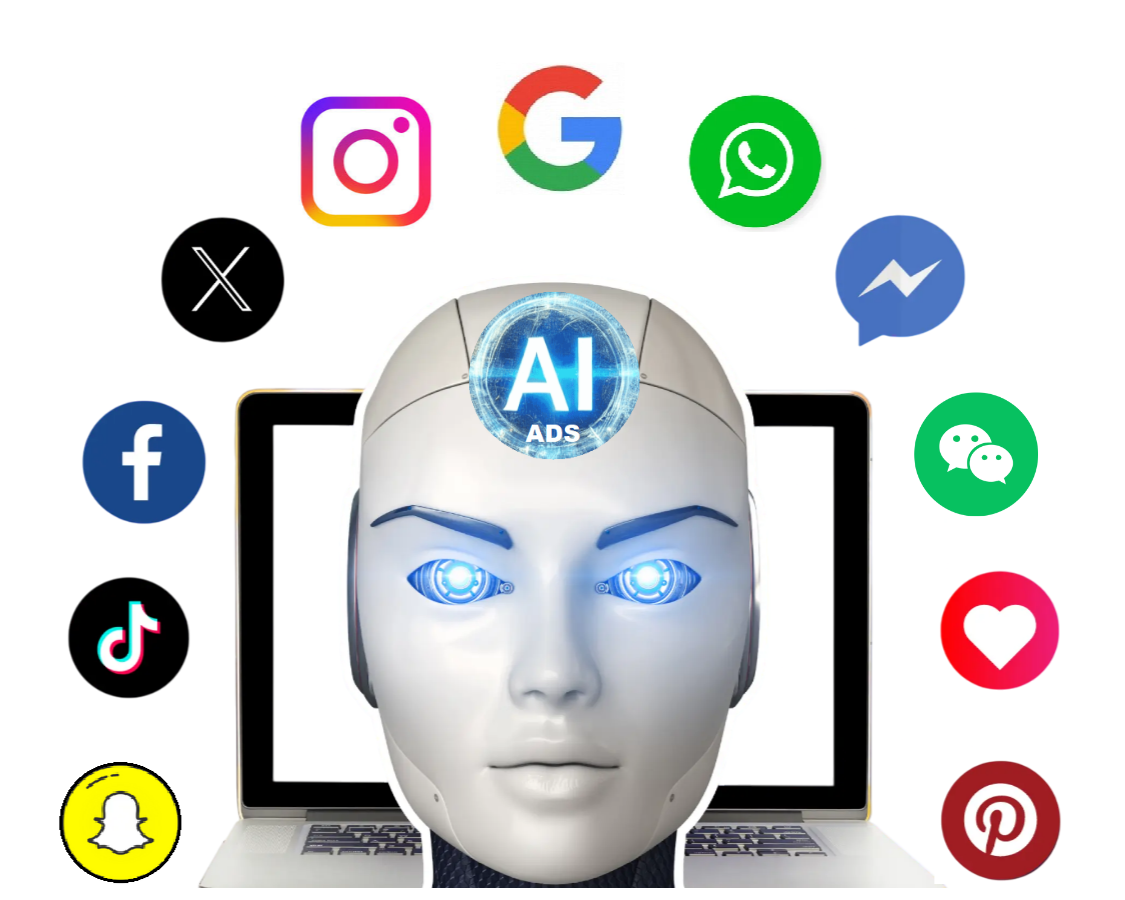 IA criando anúncios para redes sociais